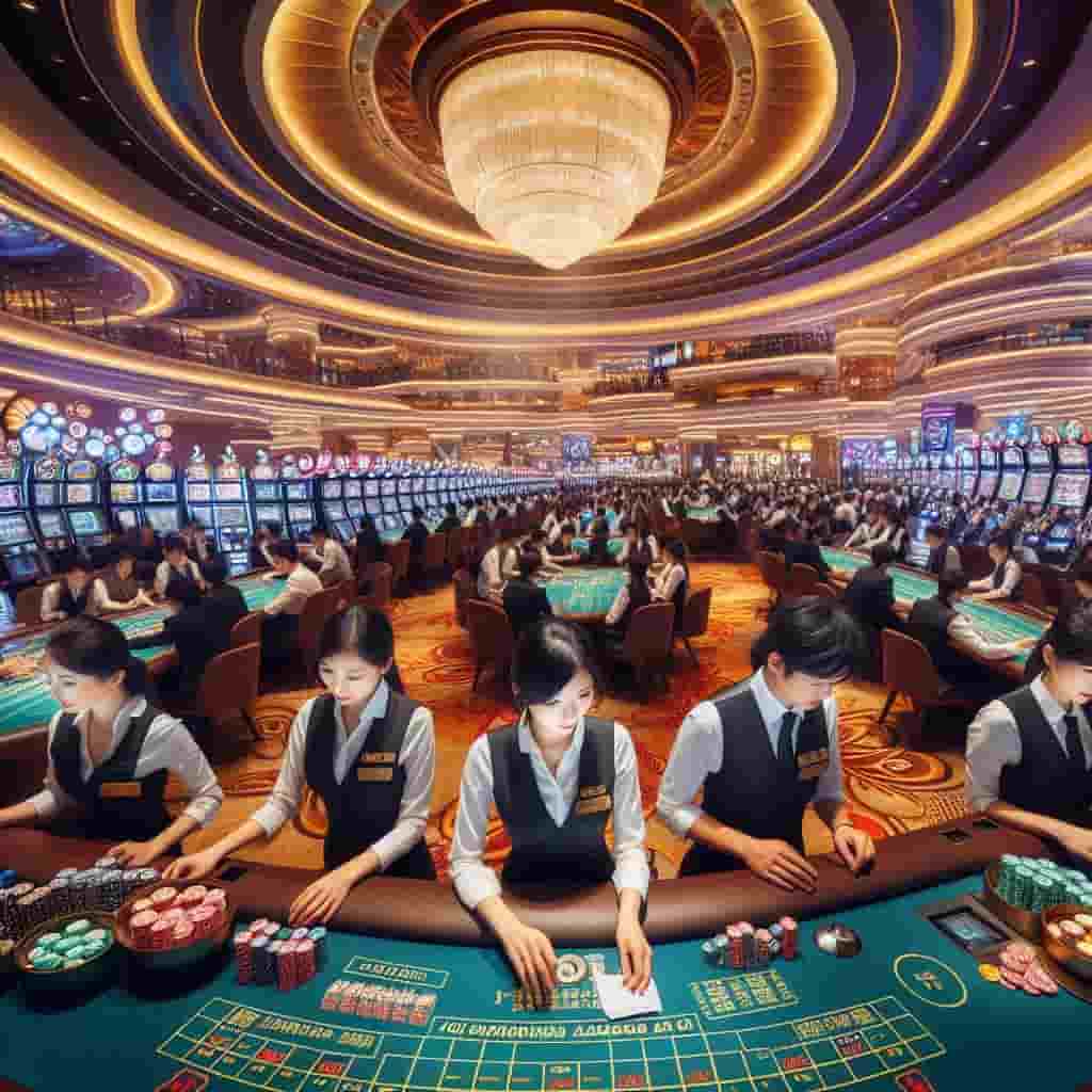 The Financial Ripple Effect of Toto Macau's Gambling Revenue busy casino floor - The Financial Ripple Effect of Toto Macau's Gambling Revenue