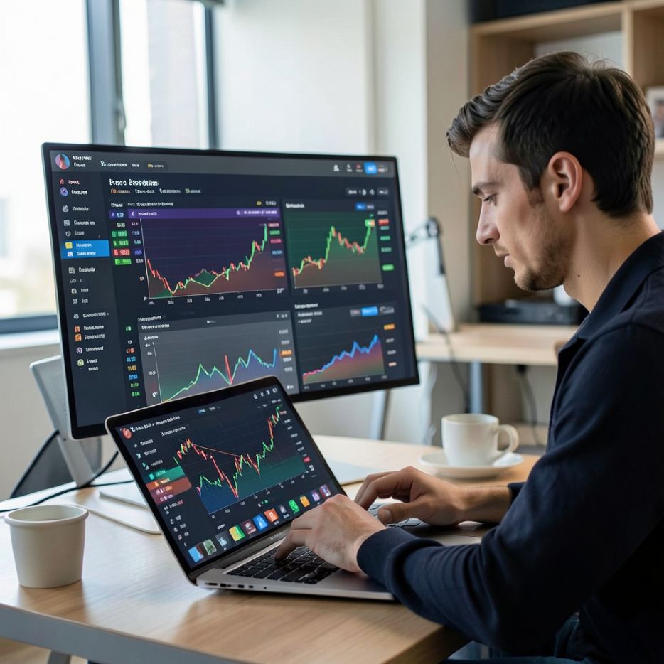 digital dashboard with bankroll charts - Bankroll Management Tips Every Online Bettor Must Learn